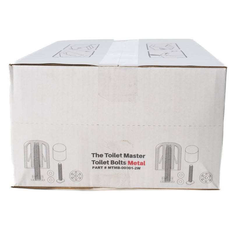 Metal Toilet Master Bolts Tool-Free Toilet Bolt and Cap System