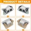 Triumilynn Front Rear Brake Caliper for Polaris RZR 800 2008-2014,