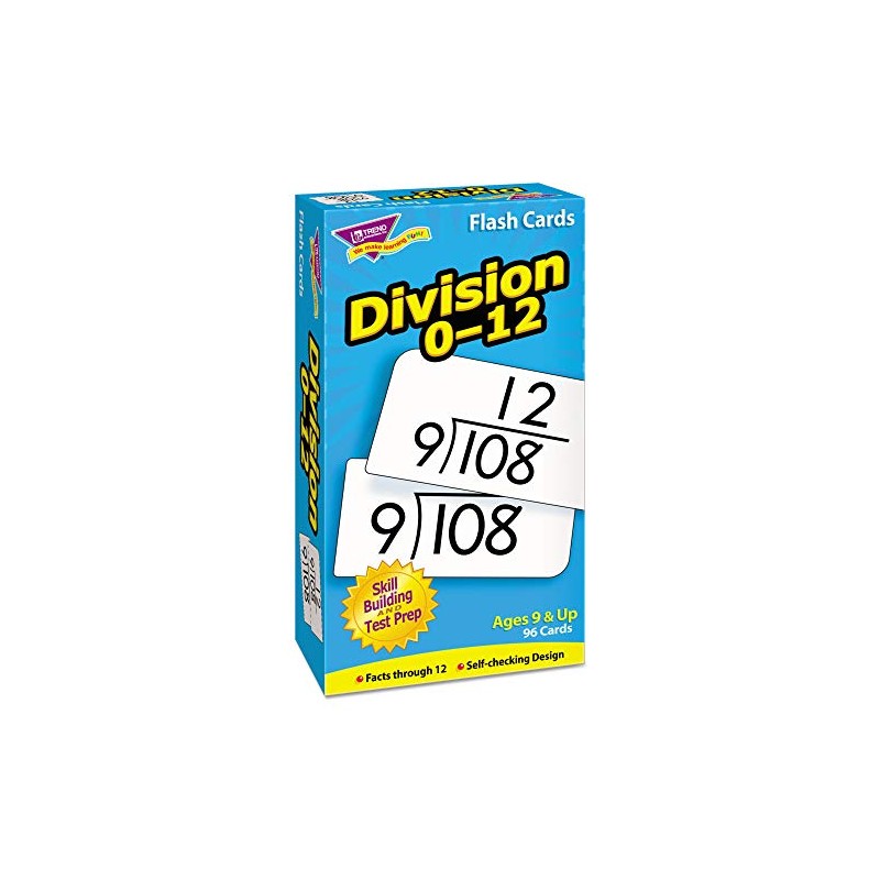 Trend Skill Drill Flash Cards, 3 x 6, Division
