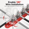 APIELE Bus Bar 12V 250A Power Distribution Block with Cover,