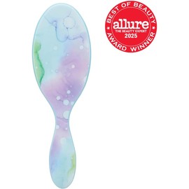 WET BRUSH, The Original Detangler, Color Wash Splatter, Cepillo Desenredante, Minimiza Dolor y Daños, Desenreda Todo Tipo de Cabello, Cerdas IntelliFlex, Cepilla Fácil y Adiós Nudos, Diseño de Colores Pastel