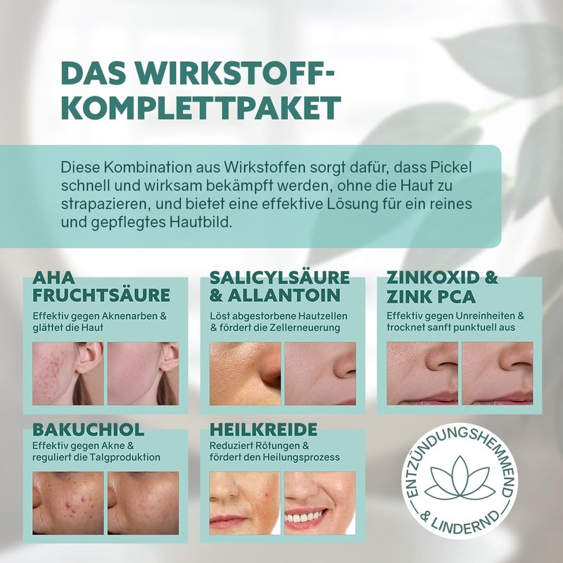 Puremetics Spot Pimple Eraser, Active Agent Complex Against Pimples, Papules