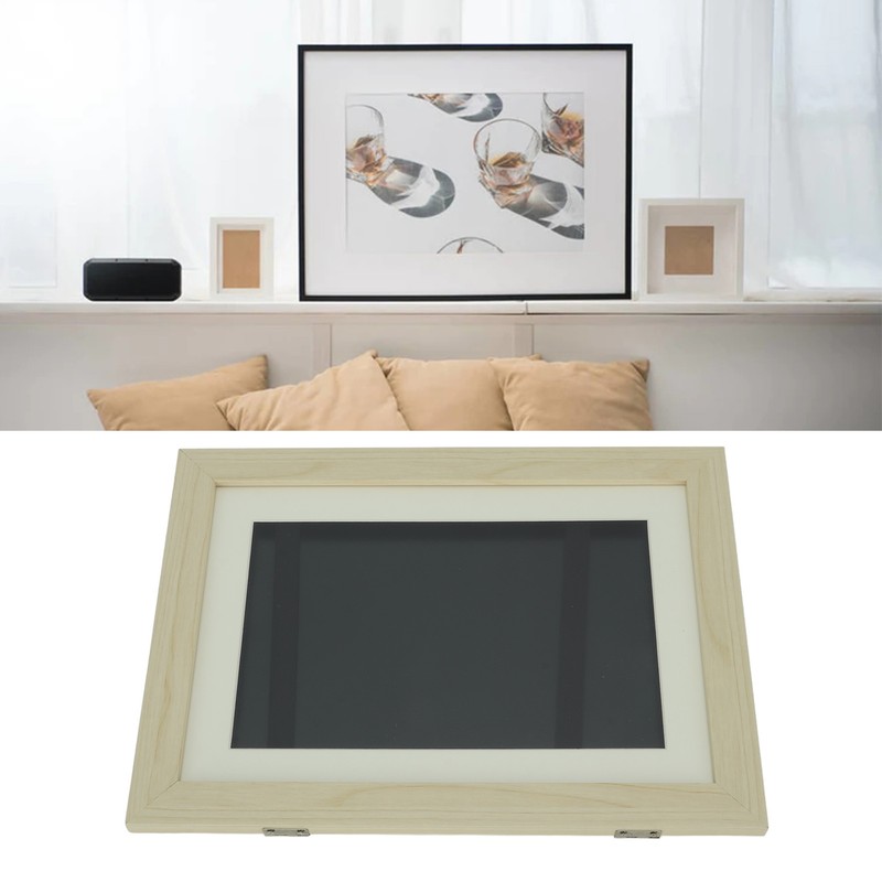 Kids Art Frame Composite Wood Front Opening Changeable Magnetic Picture