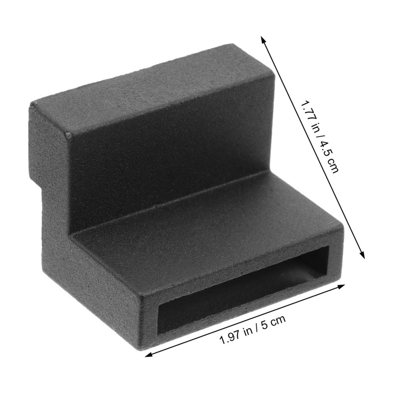 TEHAUX 1Pair Zinc Alloy Barn Door Stopper Sliding Rail Roller