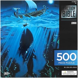 Action Bible Puzzle: Jonah, 500 Pieces