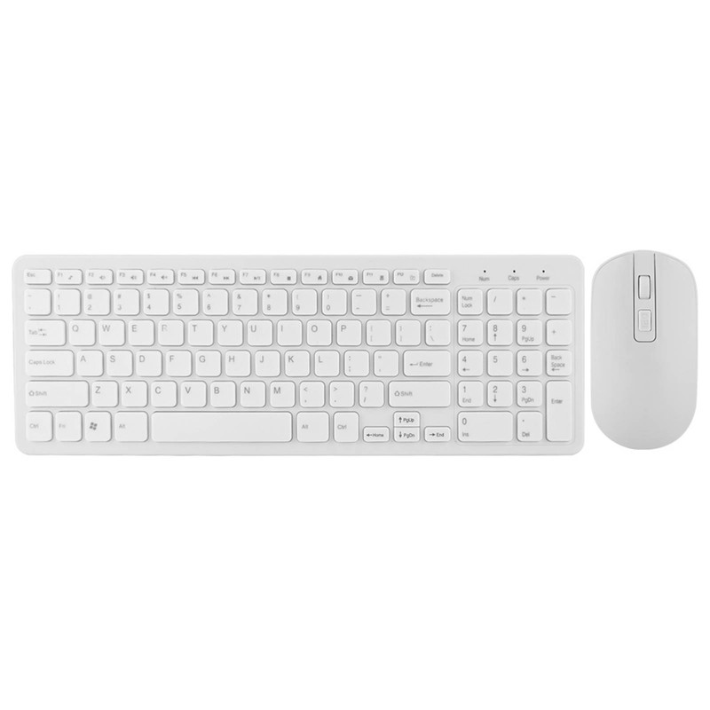 108 Keys MultiFunctional 2.4G Wireless Keyboard Mouse Combo High Sensitivity