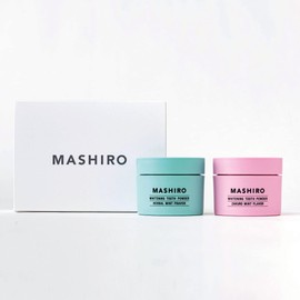 MASHIRO Whitening Tooth Powder Flavor Set, Herbal Mint, 1.1 oz (30 g) + Pomegranate Mint, 1.1 oz (30 g)