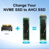 SEINIKAY M.2 NVME SSD to 12+16 Pin AHCI Adapter, M-Key