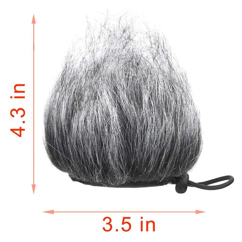 Wind Muff H1 Recorder Outdoor Furry Windscreen, Mic Windshield Wind