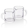 Ackers Shot Glasses Espresso Parts Double Spouts Milk Cup Clear