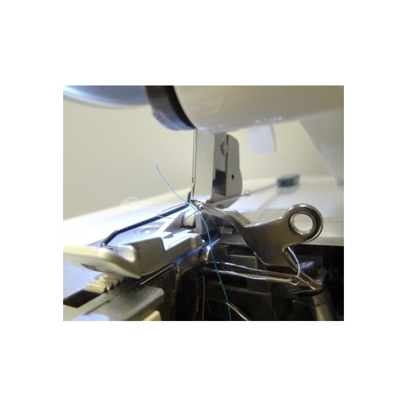 Dritz Enhebrador de agujas Serger con funda protectora de plástico,
