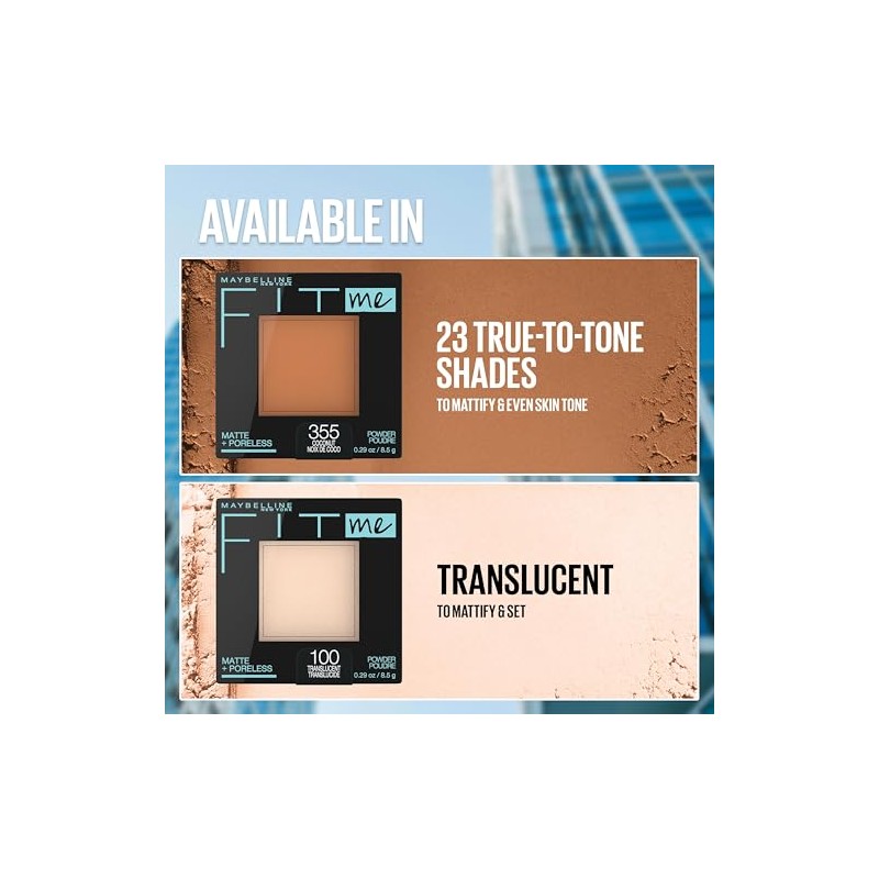 Maybelline New York Fit Me Mate maquillaje en polvo sin