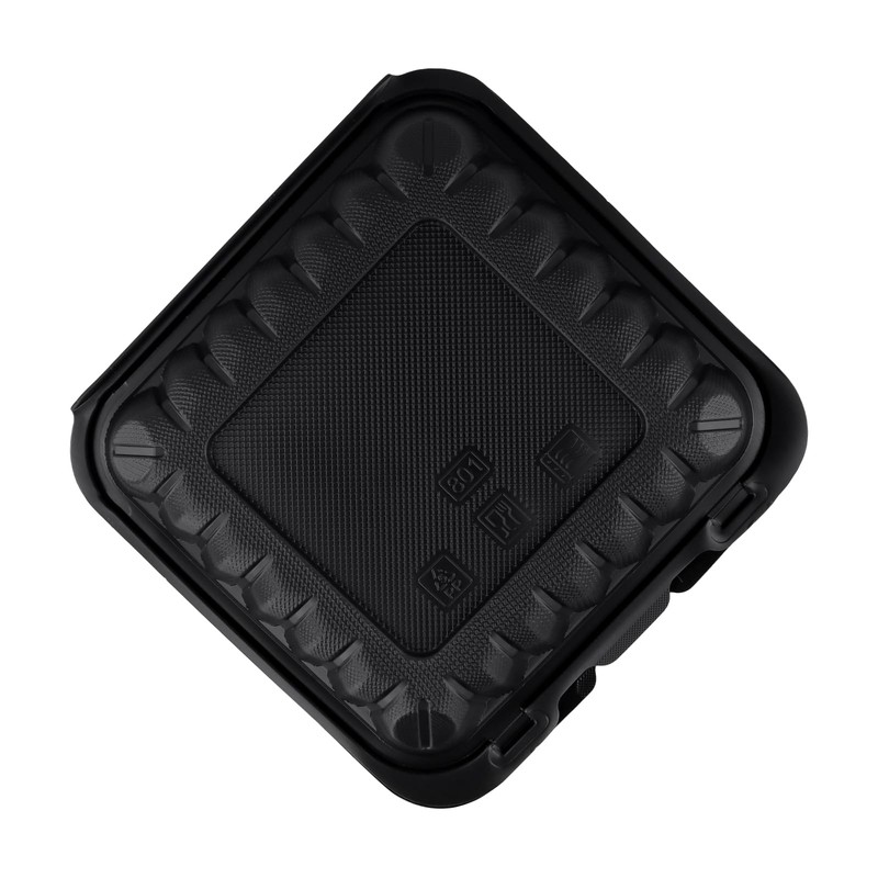 70 Pack Clamshell Food Containers, 8 x 8 x 2.8
