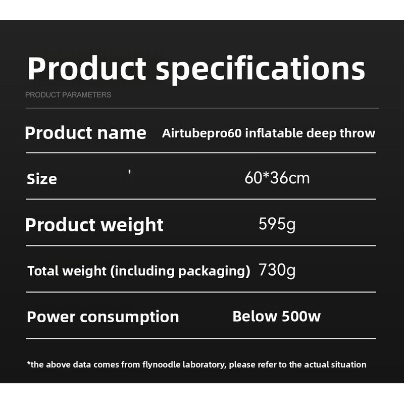 Flynoodle Air Tube Pro 60 Inflatable Softbox for Flash/LED Light,
