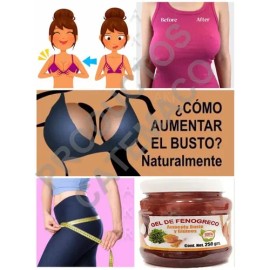 2x1 Crema Gel Fenogreco Levanta Busto Gluteos Senos Volumen