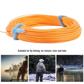 QANYEGN Floating Trout Fishing Line, Fly Fishing Line, 30M Nylon Weight Forward Floating Fly Fishing Line for Various Fishing Environments (WF-6F)