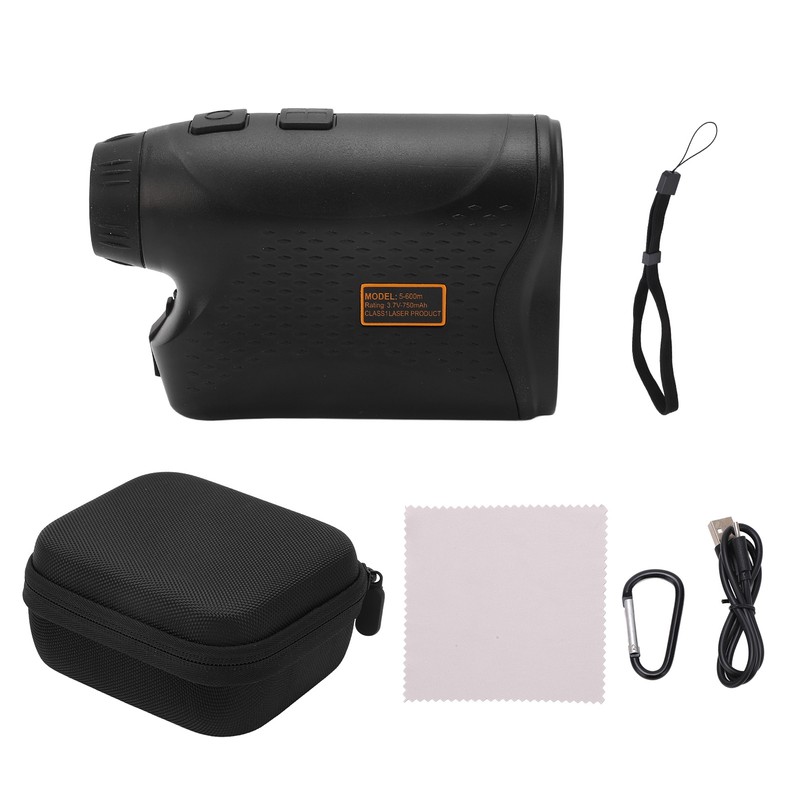 USB Charging Rangefinder Monocular Portable ABS Handheld 5 to 600m
