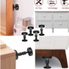 OUKEYI 4 Pieces of Adjustable Threaded Bed Frame Anti-Shake Tool,Headboard