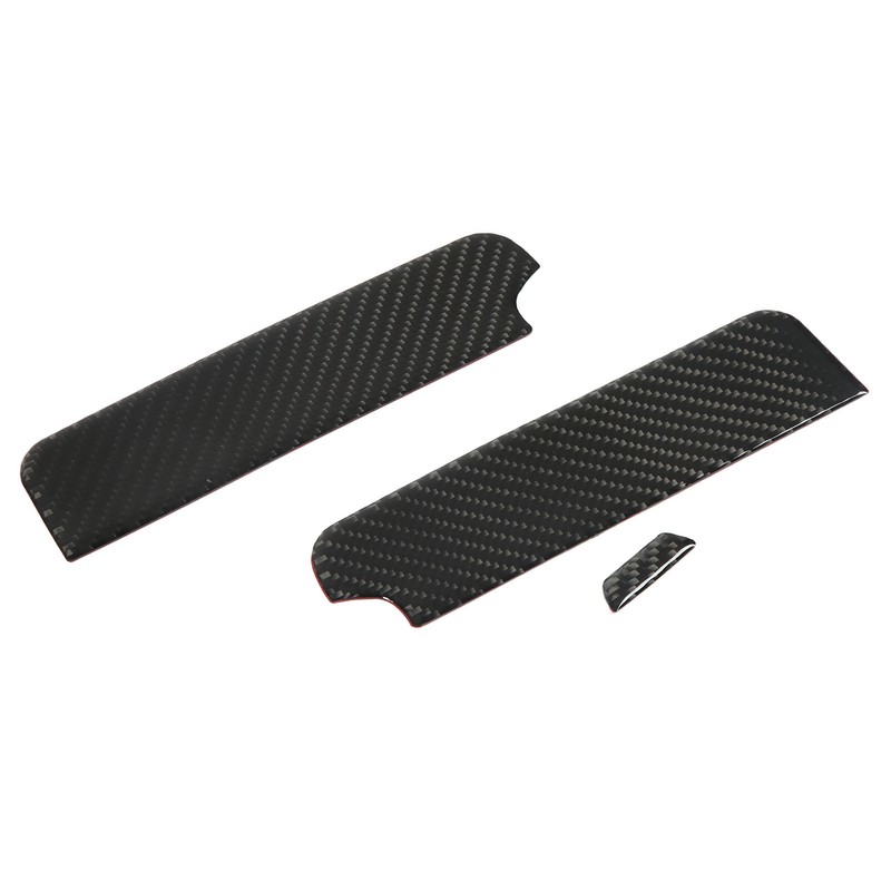 Rear Armrest Box Panel Trim Real Carbon Fiber Decoration Replacement