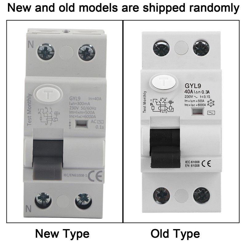 GYL9 Circuit Breaker 2P 50/60Hz IP20 Electric Leaking Protector Current