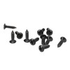 100PCS Guitar Pickguard Screws Metal Guard Plate Mounting Screw Electric