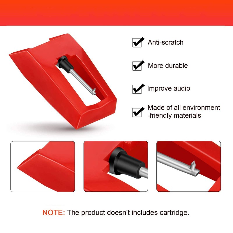 Mudimu Stylus for Record Player Including 3pcs Universal Turntable Replacement