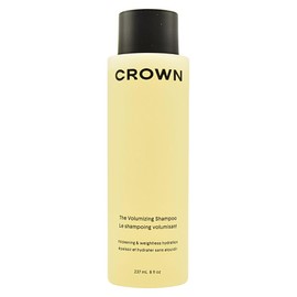 CROWN AFFAIR The Volumizing Shampoo 8oz – Lightweight Gel Cleanser for Oily, Flat Hair with Rice Protein & Tsubaki Oil