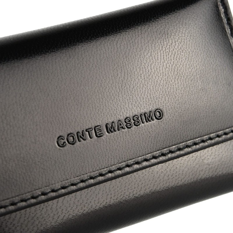 CONTE MASSIMO Keyring for Men and Women Made of Genuine