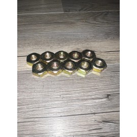 STIHL LOT OF 10 NEW STIHL BAR STUD NUTS 0000-955-0801