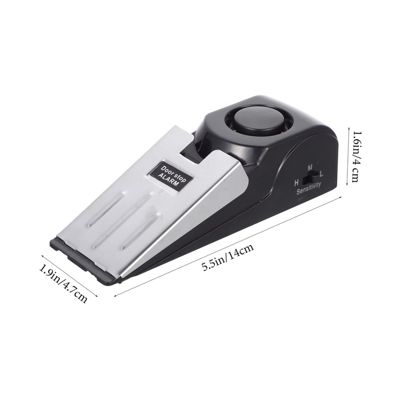 OHPHCALL Intelligent Door Stopper Security Alarm Portable Anti-Theft Door Wedge