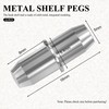 Quacc 12 PCS Replacement Shelf Support Pins, 5mm Metal Shelf