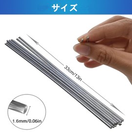 SensaBliss Aluminum Welding Rod, Low Temperature Soldering Rod, 30 pcs, Welding Wire, Low Temperature Repair Soldering Tool, No Soldering Powder, High Flow, For Welding Alloy, Stainless Steel,