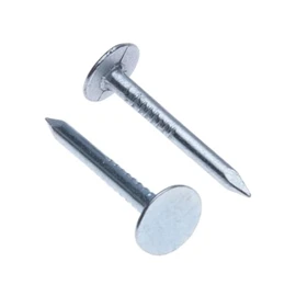Clout Nails 20mm (Pack of 100) Extra Large Head Galvanized Shed Roofing Felt Tacks for DIY and Crafts Home Decor Woodwork Furniture and Construction Outdoor Wood Fence Roof Tiles (20mm x 2mm)