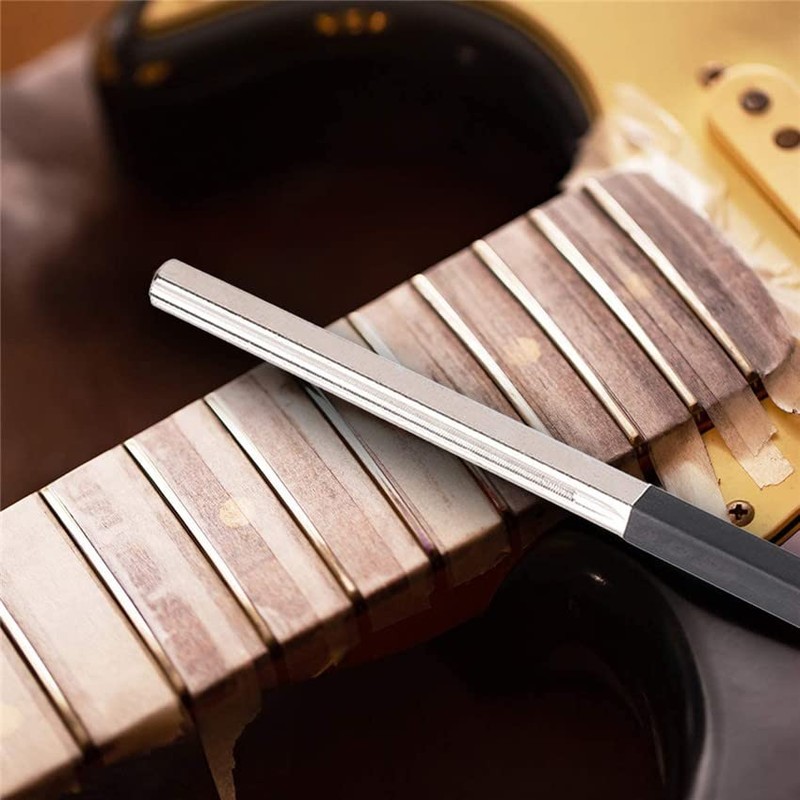 Dreld Guitar Fret Dressing Metal File Molding Tool 3 Size