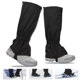 UQTUKO Children's Outdoor Gaiters, Waterproof Gaiters, Children, Snow Hiking, Adjustable, Breathable Leg Protection, Gaiter, Children's Snow Gaiters for Outdoor Hiking, Climbing, Trekking, Snow Hiking