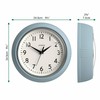 JONES CLOCKS® Ketchup Wall Clock | Round Retro Diner Clock