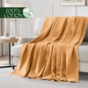 Elegant Comfort Premium 100% Cotton Waffle Blanket - Lightweight Breathable