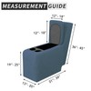 Easy-Going - Funda de consola reclinable de 2 piezas para