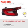 Huray Right Halogen Tail Light Fit for Chevy Trax 2024