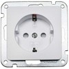 Socket Switch System, Milos Matt White Flush-Mounted Sockets, Switch Frame