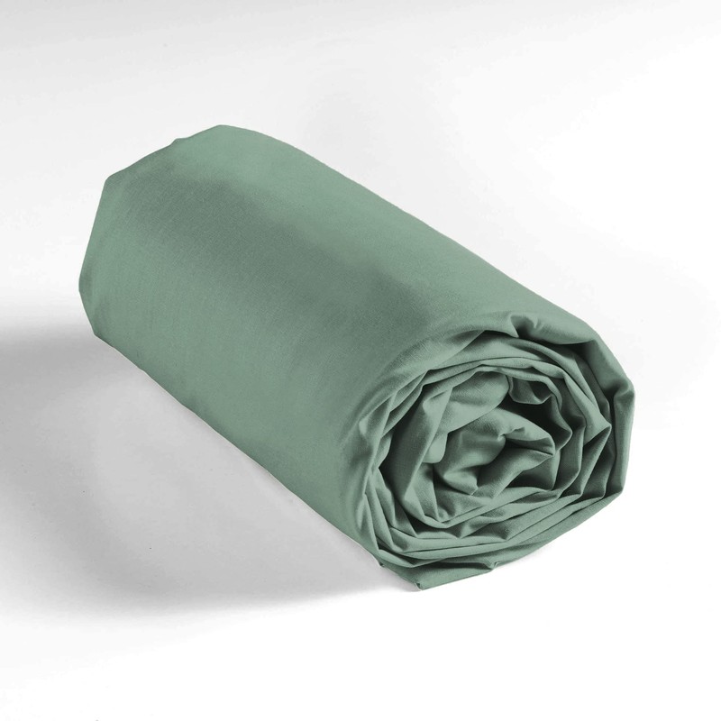 douceur d'intérieur, Fitted Sheet 180 x 200 cm Lina Sage
