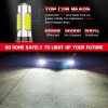 CHUSYYRAY White 15-SMD High Power LED Daytime Running Light Bulbs