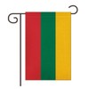 44 banderas de lino asiáticas, europeas y africanas (Lituania)