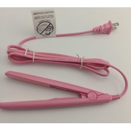 Mini Flat Iron with Travel Bag – Compact Hair Straightener for On-The-Go Styling