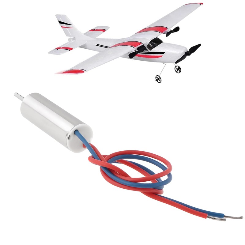 ECSiNG 4pcs DC 3V Coreless Micro Motor for Aircraft Model