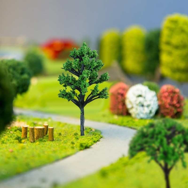 XEERUN 70pcs Mixed Model Trees, Landscape Model Diorama Trees Mixed,