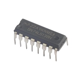 Circuito Integrado Chip IC 74LS138 Decodificador y Demultiplexor TTL 74138 (2 Piezas)