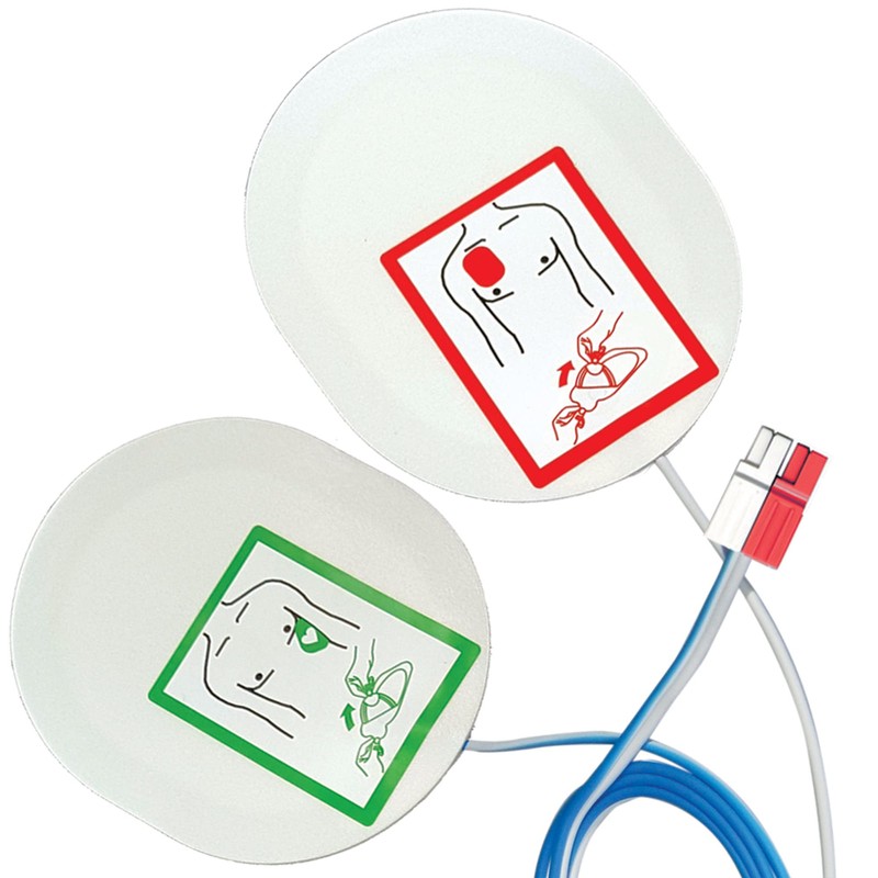 Compatible plates for defib. Heart science, GE