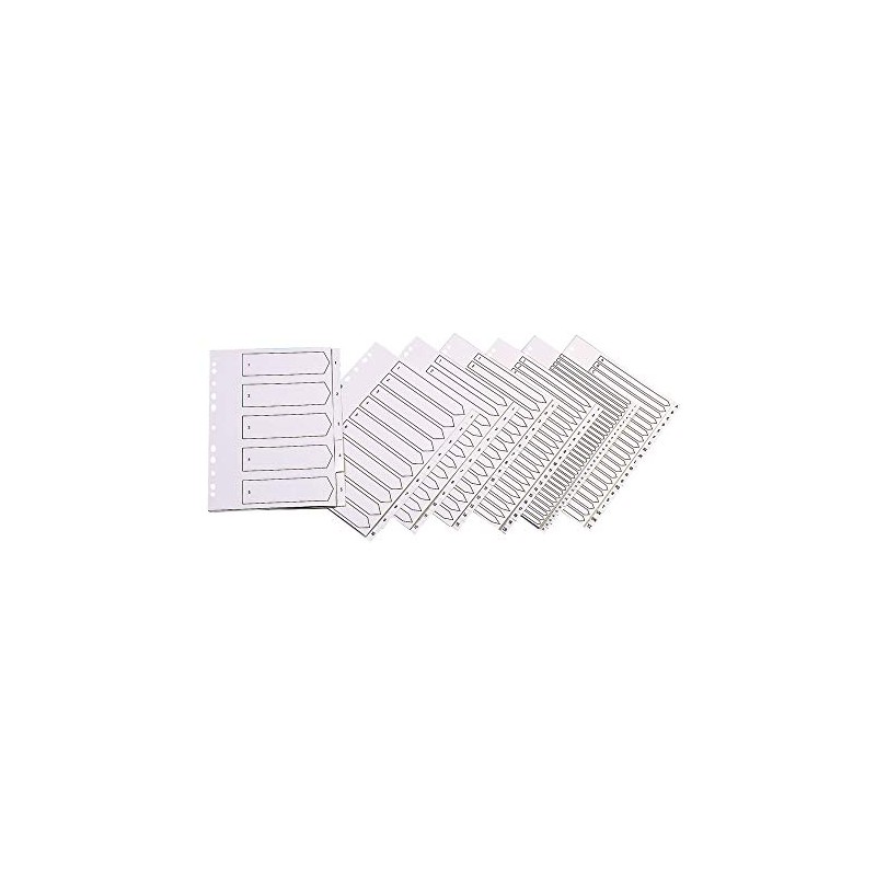 Q-Connect A4 A-Z 20 Part Polypropylene Index Multi Punched -