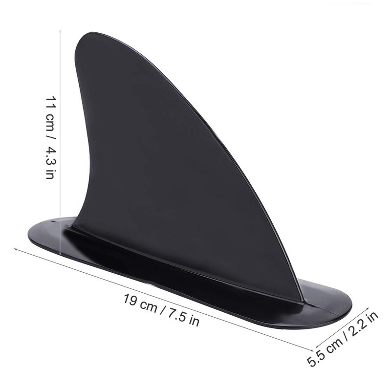 Kayak Skeg Tracking Fin, PVC Integral Watershed Board Fin for